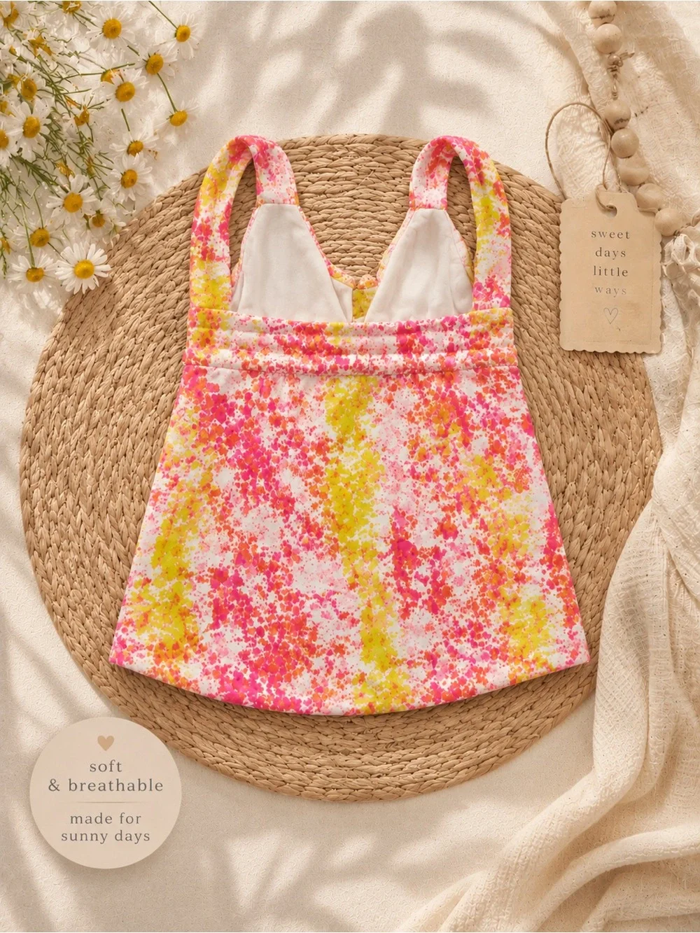 🌸 Ann Taylor Floral Empire Waist Tank 🌸 - Picture 2 of 3